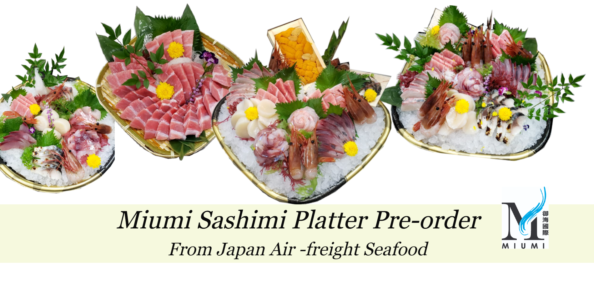 Miumi Sashimi Platter Pre-order